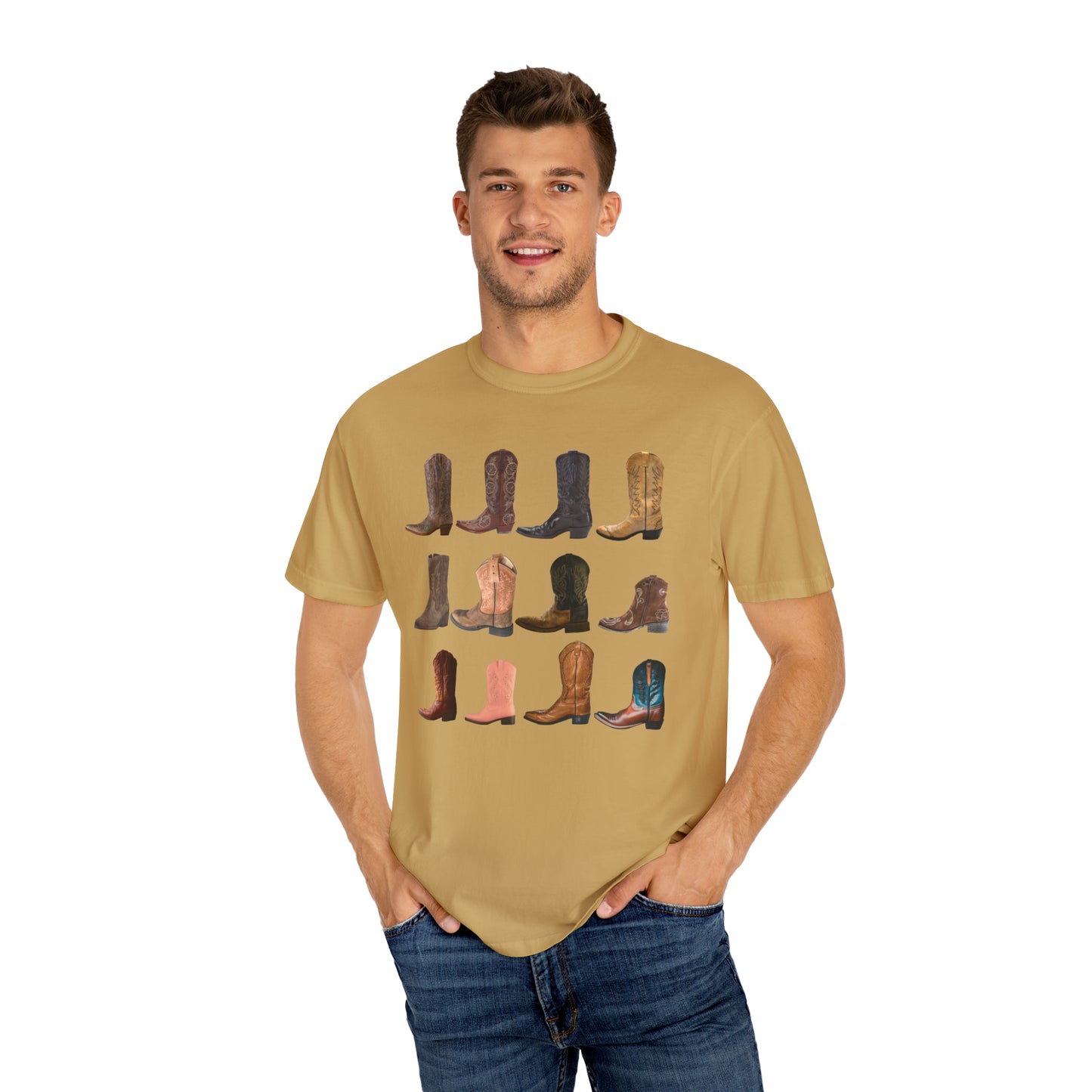 Cowboy Boot Collage T-Shirt