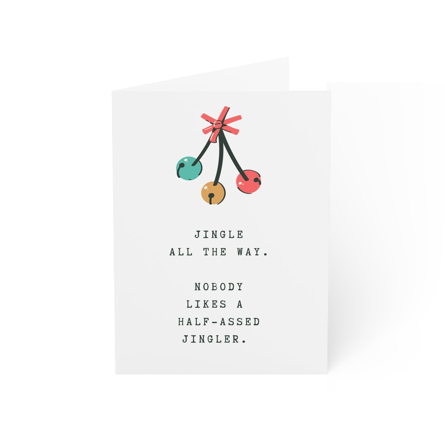 Half-Ass Jingler Funny Holiday Greeting Cards (1, 10, 30, and 50pcs)