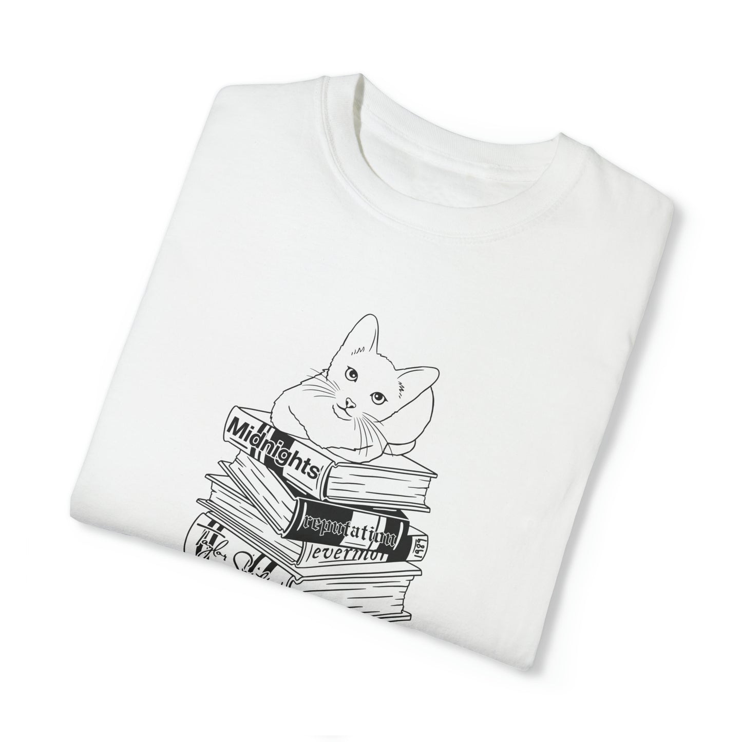 Karma Cat on Eras Books Swift T-Shirt