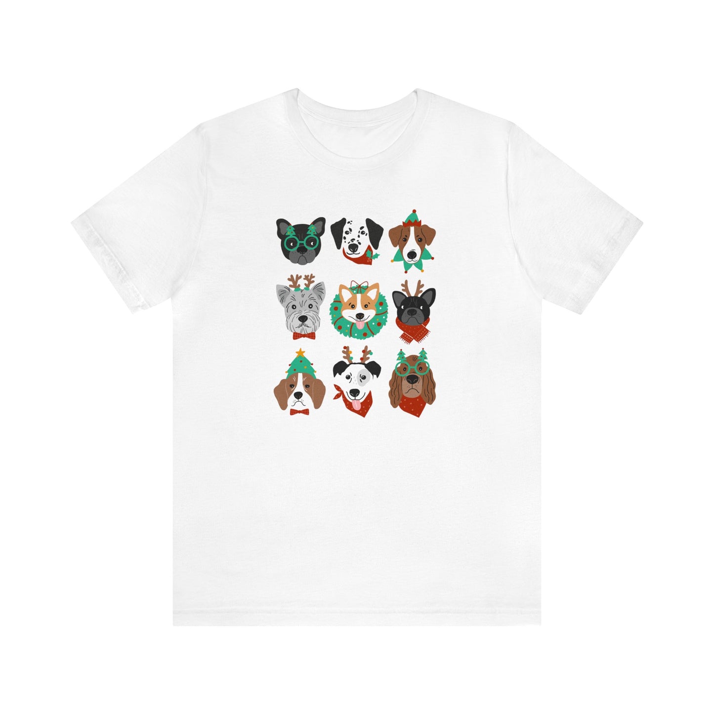 Festive Christmas Dogs Holiday T-Shirt