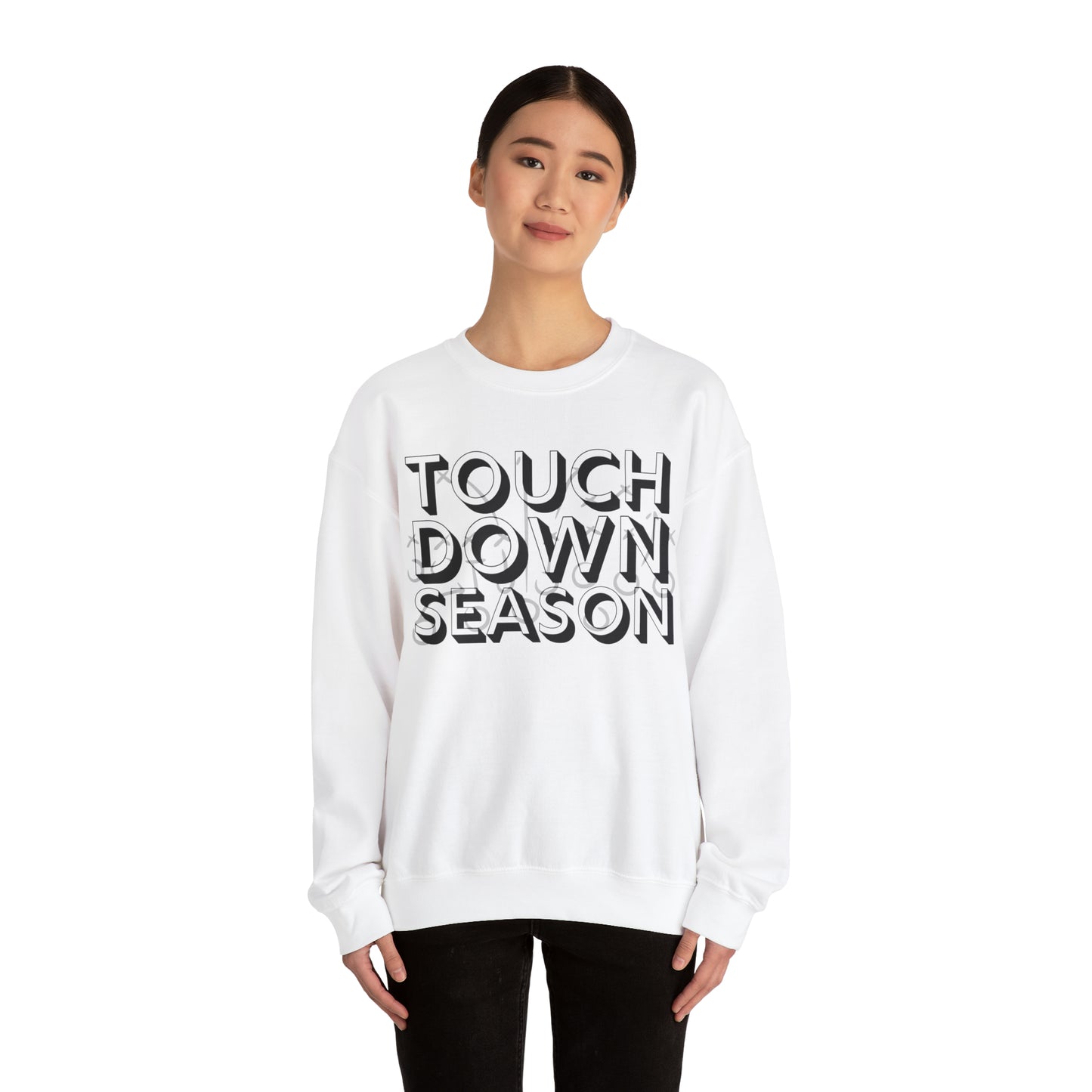 Touchdown Season Football Crewneck Sweatshirt