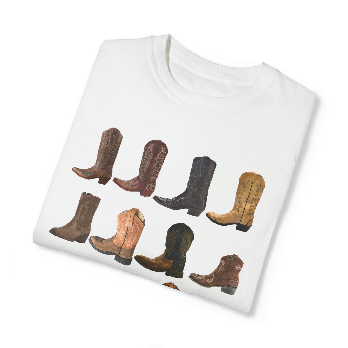 Cowboy Boot Collage T-Shirt