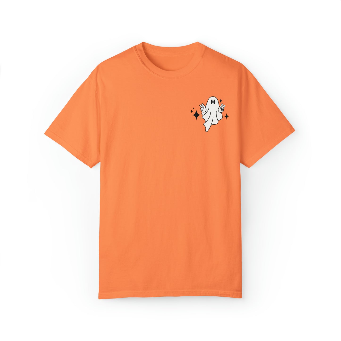 Spooky Mamas Club Tee - Retro Ghost Comfort Colors T-Shirt