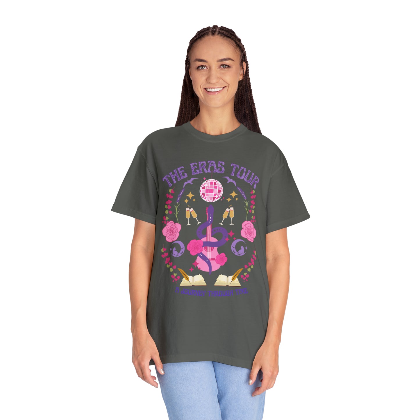 Eras Tour Inspired Merch T-Shirt, Oversize Swifty Concert Tee