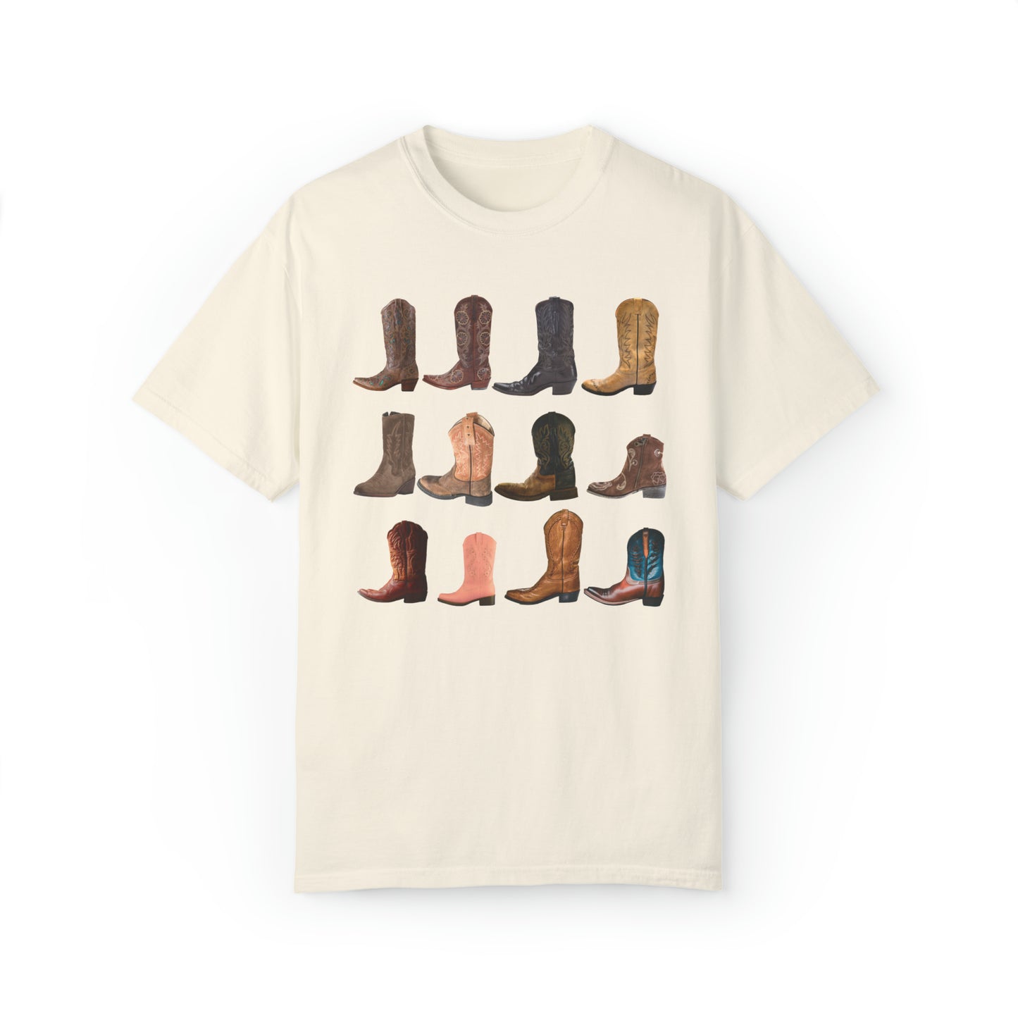 Cowboy Boot Collage T-Shirt