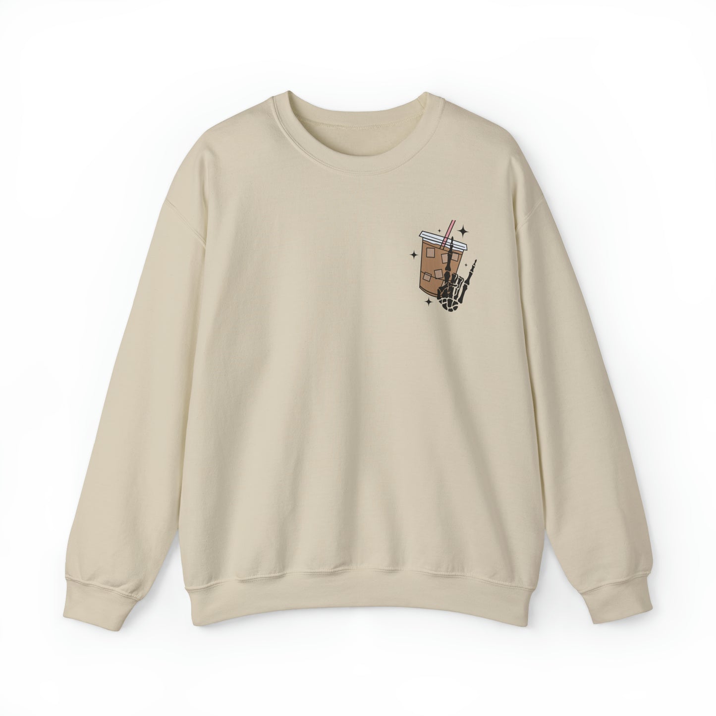 Fueld by Iced Coffee and Anxiety Crewneck Sweatshirt