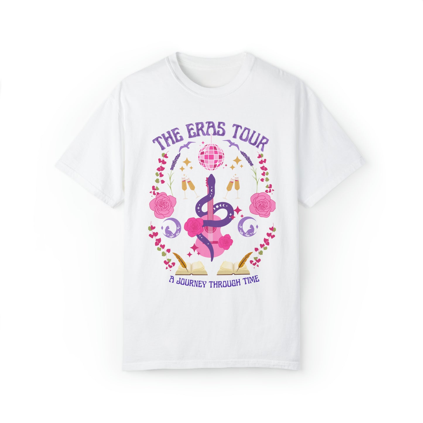 Eras Tour Inspired Merch T-Shirt, Oversize Swifty Concert Tee