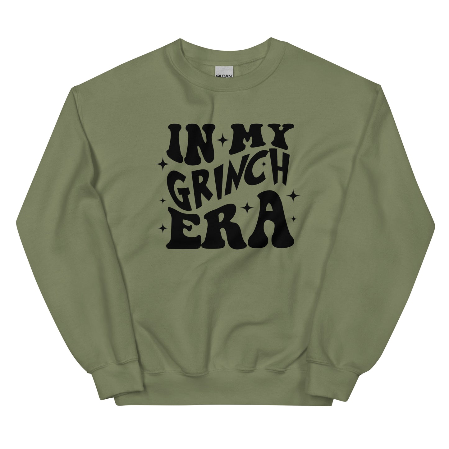 Mean One Green Christmas Monster Crewneck Sweatshirr