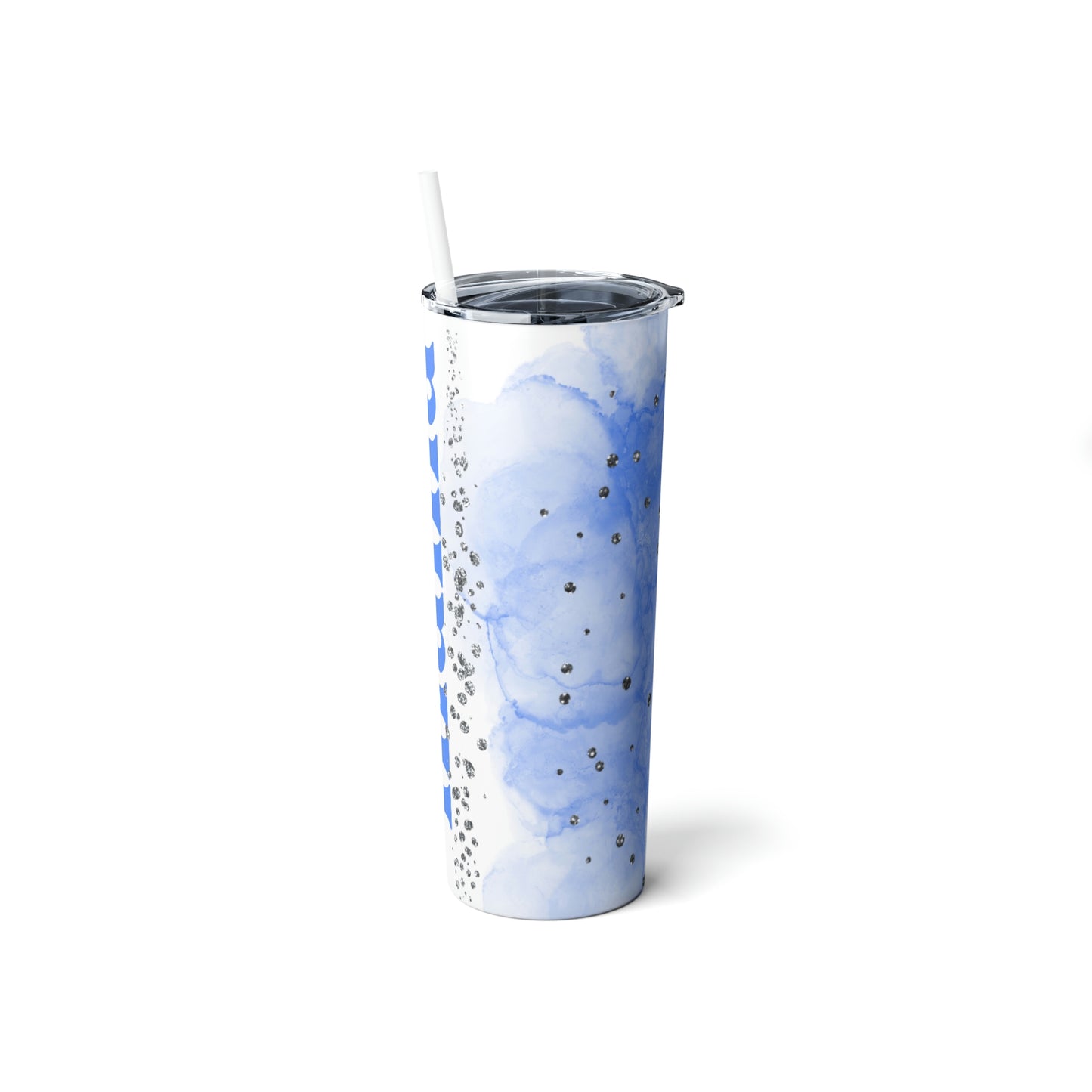 20oz Watercolor Boy Mom Skinny Tumbler, Mother's Day Stainless Steel Cup