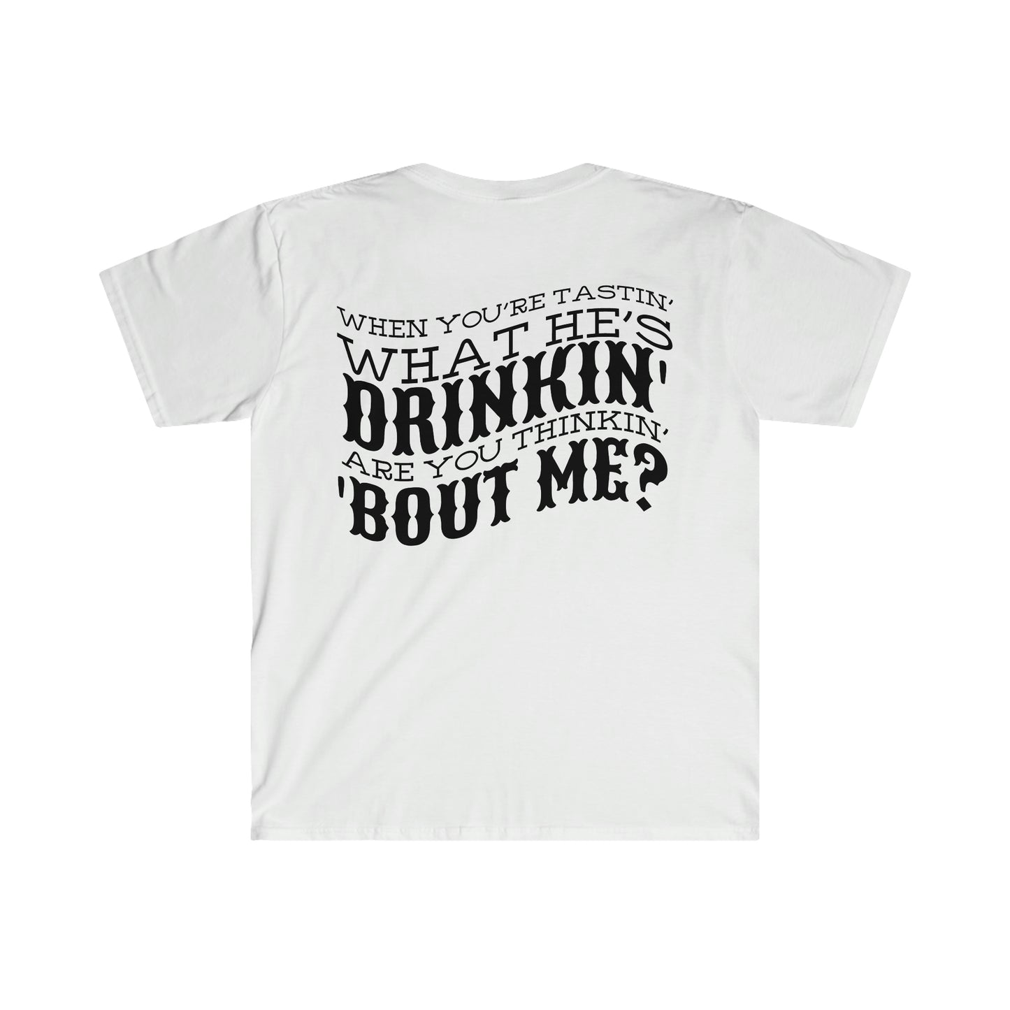 Country Music Long Horn T-Shirt, Thinking ‘Bout Me Country Music Lyrics Tee